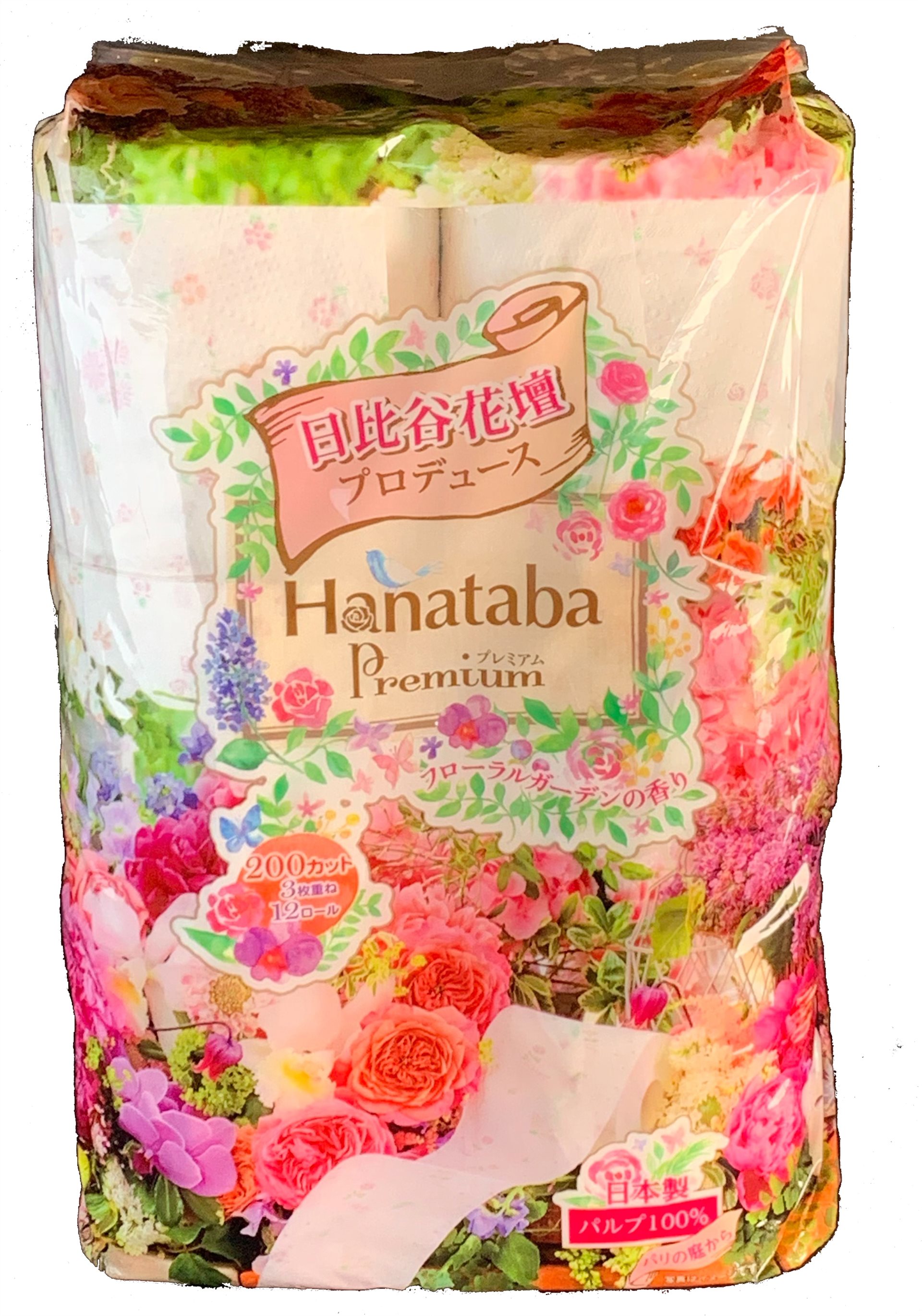 日比谷花壇聯名 花香除筒衛生紙 12入